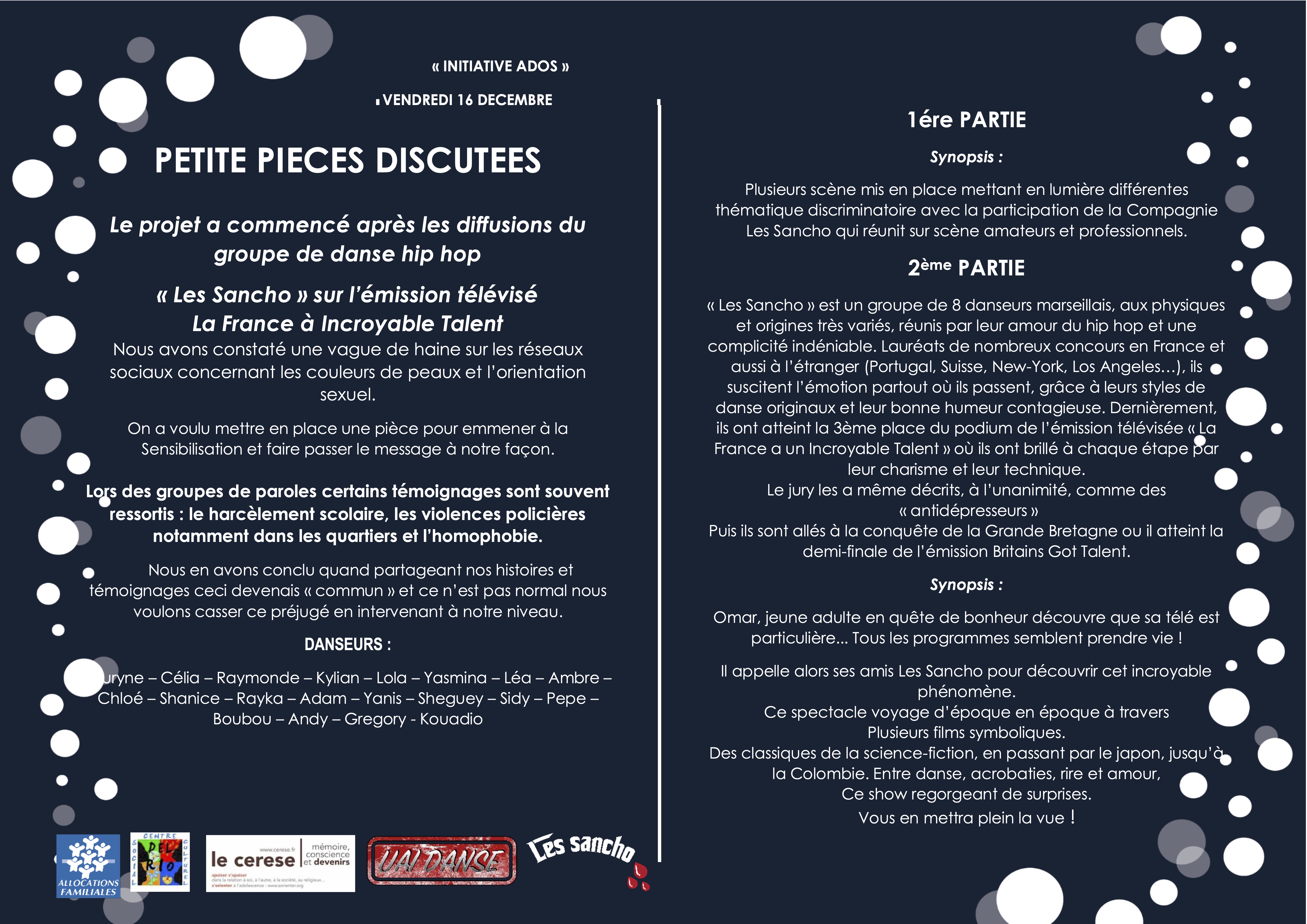 Une autre image. Marseille.
Danse Les Sanchos