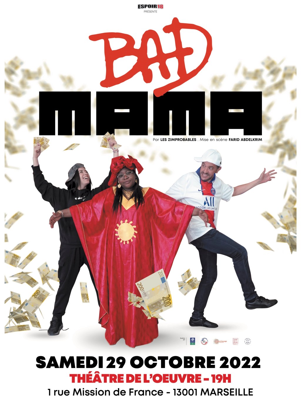 THÉÂTRE. Bad Mama, le sam. 29 octobre 22, 19h, au Théâtre de l’oeuvre.&nbsp;Marseille.