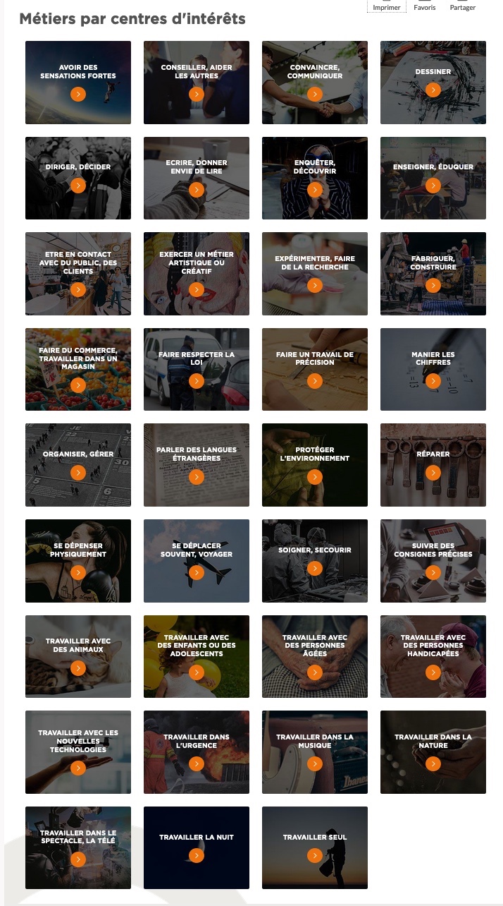 LIENS utiles pour explorer des&nbsp;métiers