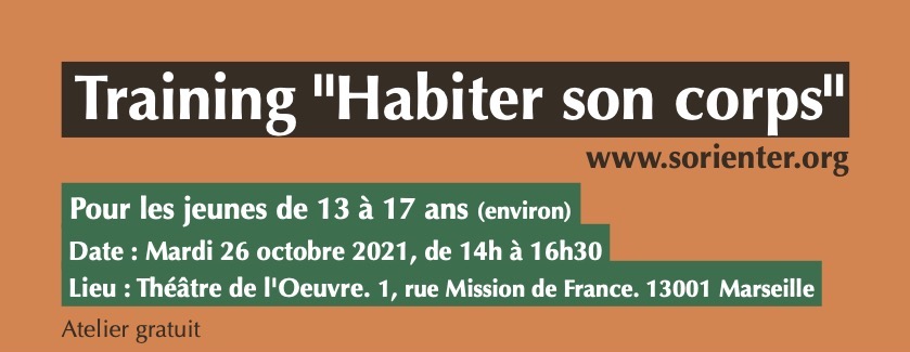 TRAINING « Sophrologie et conscience corporelle ». Contact Club au Théâtre de l&rsquo;Oeuvre.&nbsp;26/10/2021